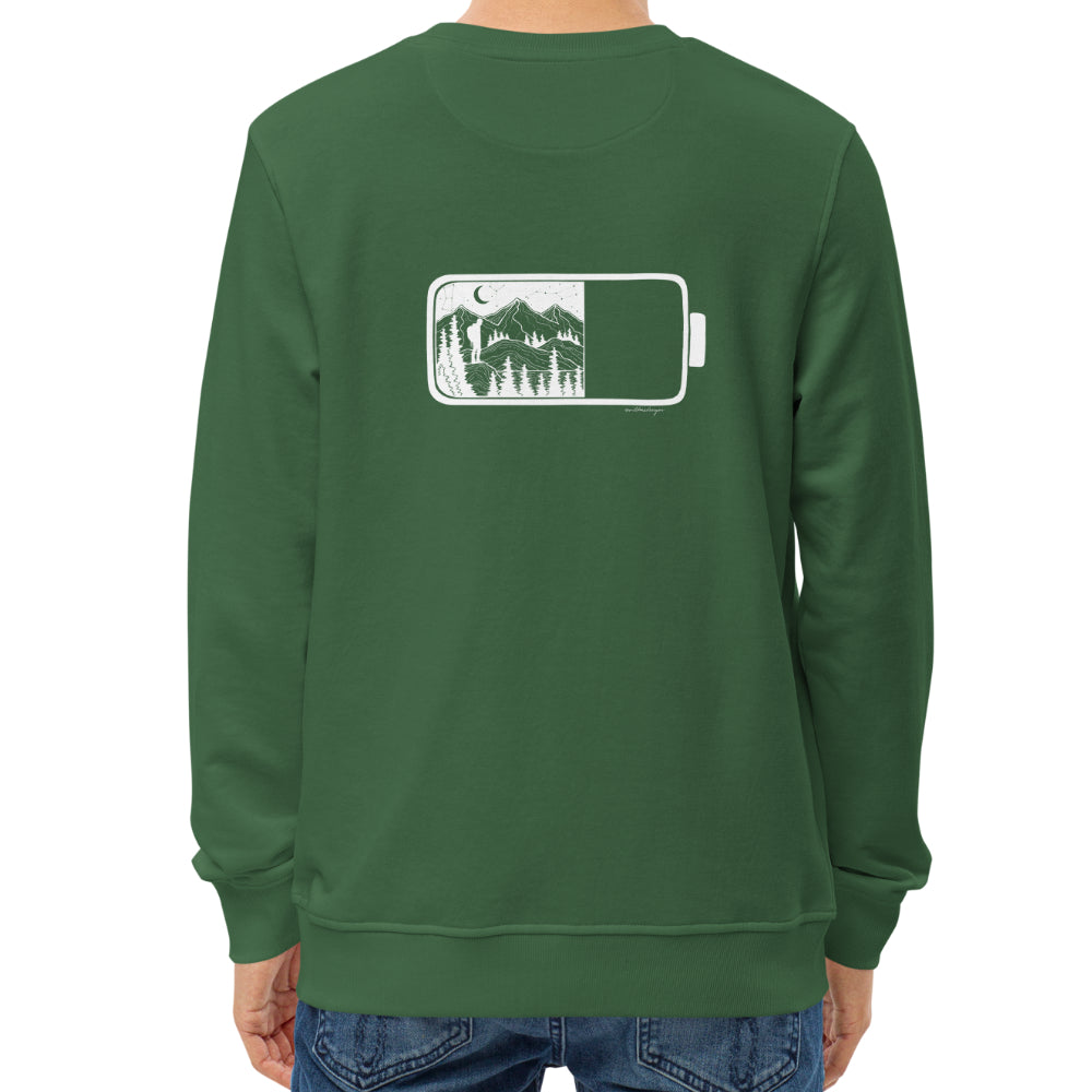 RECHARGE Unisex Organic Sweatshirt