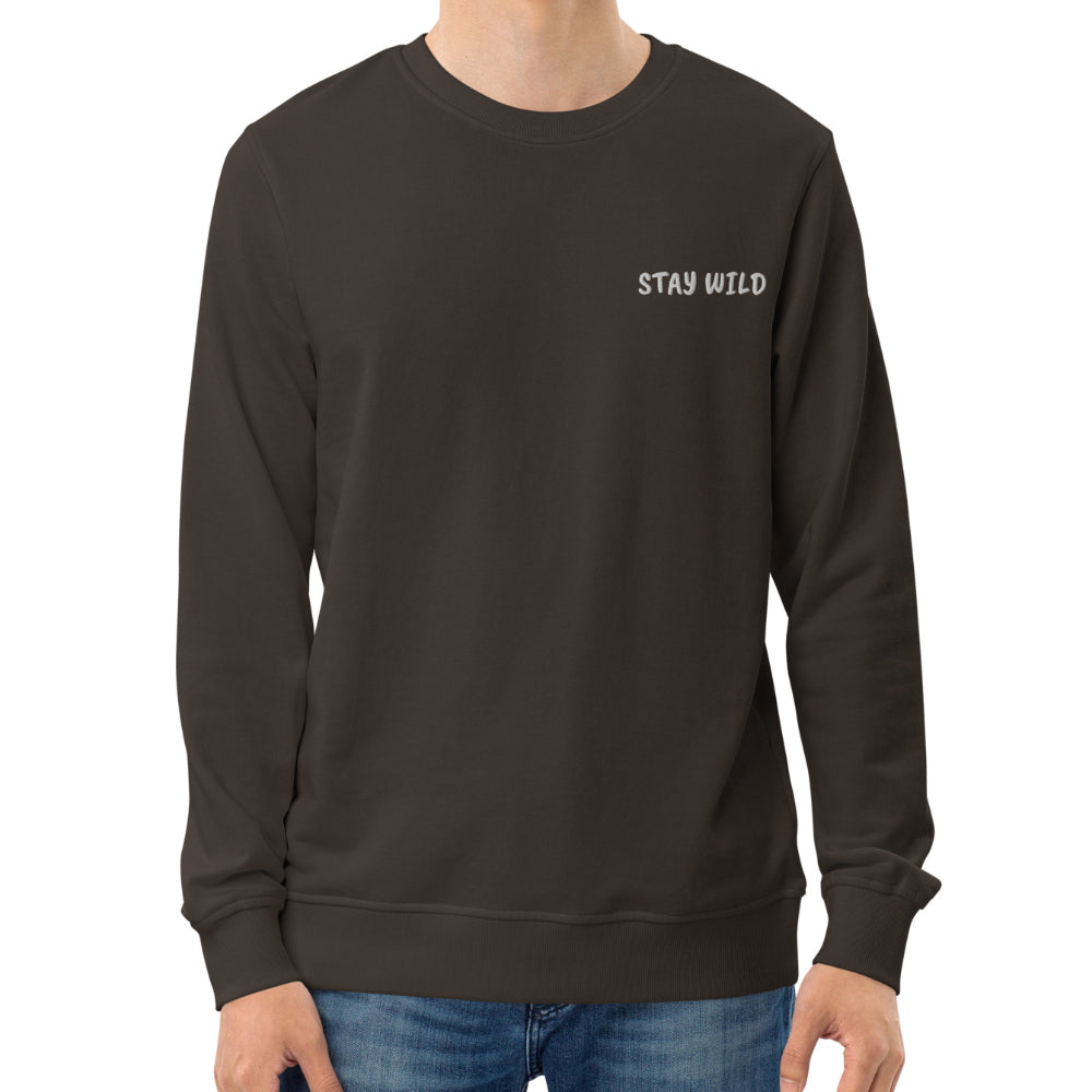 STAY WILD Unisex Organic Sweatshirt