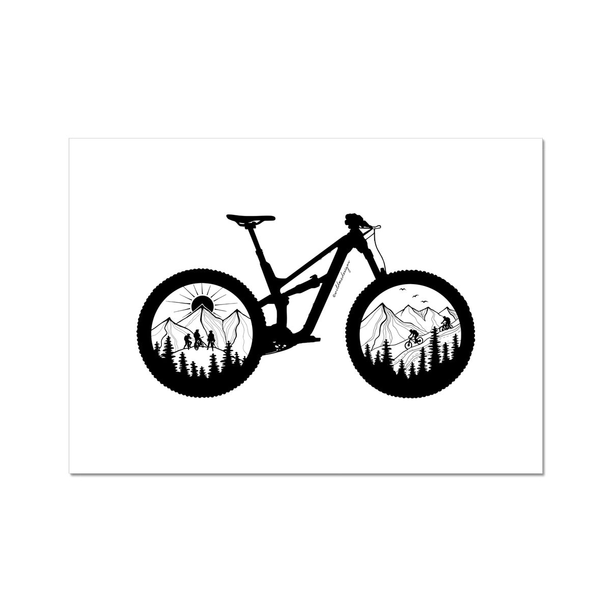 Bike Time Art Print